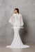 Designed Lace Mermaid Wedding Dress, New Arrival Chiffon Satin Wedding Dress, KX557