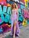 Long Spaghetti Straps Sexy Slit Mermaid Prom Dresses, OB109