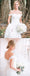 Honest Off Shoulder Lace Wedding Dress, Chaeming Mermaid Backless Wedding Dress, FC1425