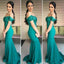 Off Shoulder Sequin Turquoise Evening Prom Dresses, Long Mermaid Party Prom Dress, Custom Long Prom Dresses, Cheap Formal Prom Dresses, 17080