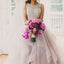 A line Scoop Neckline Organza Wedding Dresses, Long Custom Wedding Gowns, Affordable Bridal Dresses, 17115