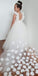 Tulle A-Line Backless Applique Flower Girl Dresses, Popular Little Girl Dresses, FC1881