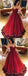 Long A-Line Backless Red Prom Ball Gown, Sweet Heart Tulle Gorgeous Prom Dresses, KX188