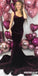 Inexpensive Mermaid Velvet Backless Prom Dress, FC2022