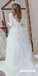 Charming Long Sleeve A-line Jersey Backless Wedding Dresses, FC2044