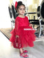 Long Sleeves A-line Tulle Flower Girl Dresses, Popular Lace Top Little Girl Dresses, FC2102