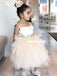 Cute A-line Tulle Flower Girl Dresses, Applique Little Girl Dresses, FC2106