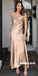 Designed Sheath Halter Silk Elastic Satin Backless Bridesmaid Dress, FC2247