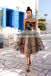 Sweet Heart Homecoming Dress, Vintage Applique Homecoming Dress, Backless Homecoming Dress, KX255