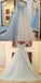 2017 High Quality Charming Blue Off the Shoulder Applique Lace Wedding Dresses with Long Train,220038