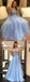 Hot Sale Beaded A-Line Prom Dress, Blue Tulle Elegant Prom Dresses, KX400