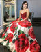 Charming Beaded Top A-Line Backless Sweetheart Prom Dress, FC541