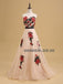 A-Line Sweet Heart Tulle Prom Dress, Applique Backless Prom Dress, KX545