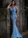 Fashion Off Shoulder Mermaid Sparkle Sequin Long Prom Dresses, FC6291