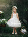 Cute Lace Top Tulle Sleeveless Flower Girl Dresses,  Cheap Little Girl Dresses, KX801