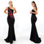 Mermaid One-Shoulder Prom Dresses, Applique Prom Dresses, Sleeveless Prom Dress, LB0815