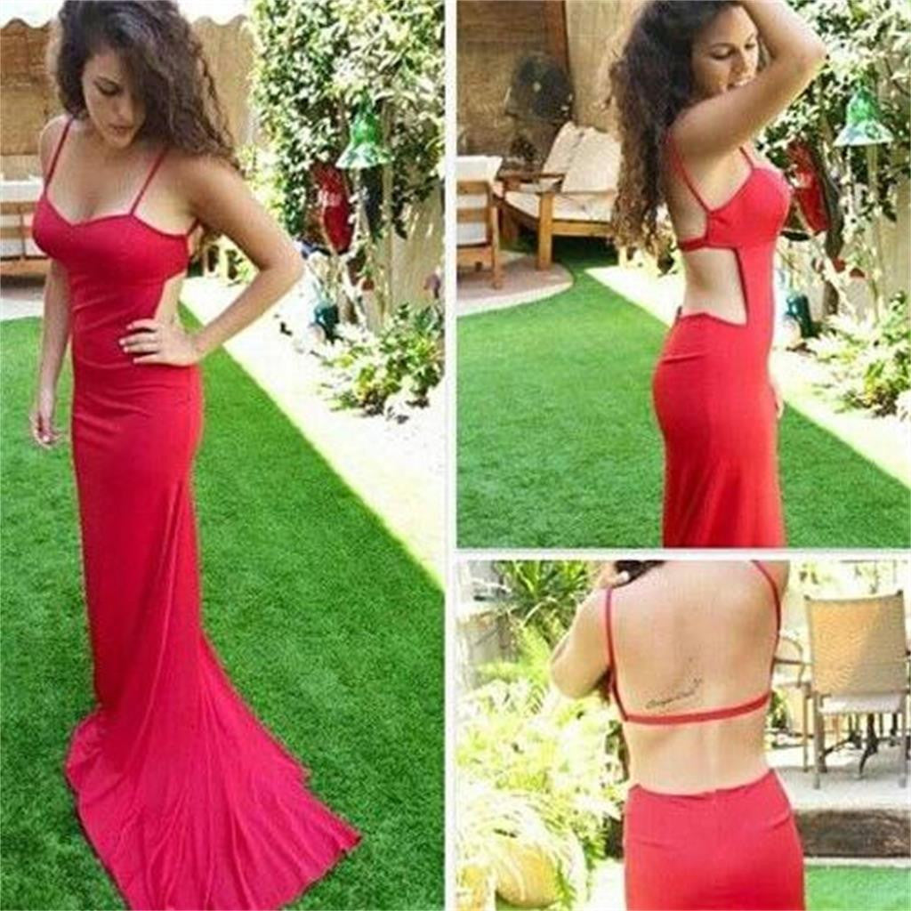 Spaghetti Straps Prom Dresses,Sexy Prom Dresses,Mermaid Party Dresses ,Open Back Prom Dresses,Unique Prom Dresses ,Evening dresses, Prom Dresses,Long Prom Dress,PD0064