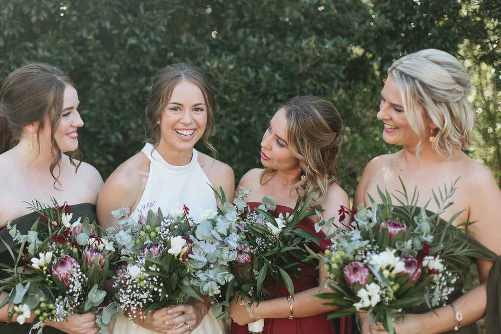 Elegant Off Shoulder Jersey Backless A-Line Charming Bridesmaid Dresses, FC1664