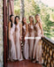 Charming Silk Elastic Satin Mermaid Backless Inexpensive Bridesmaid Dresses, FC2290