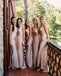 Charming Silk Elastic Satin Mermaid Backless Inexpensive Bridesmaid Dresses, FC2290