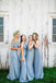 Mismatched A-line Chiffon Different Styles Inexpensive Bridesmaid Dress, FC2710