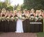 Black A-Line Chifffon Bridesmaid Dresses, Long Sleeveless Tulle Bridesmaid Dresses, KX1042