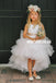 High-Low Tulle Round Neckline Flower Girl Dresses, Popular Little Girl Dresses, KX1144