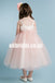 Simple Tulle Backless Flower Girl Dresses, Popular Little Girl Dresses, KX1154