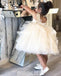 Cute A-line Tulle Flower Girl Dresses, Applique Little Girl Dresses, FC2106