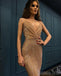 Sparkly Sequin Different Colors Mermaid Backless V-neck Sexy Prom Dresses, FC2242