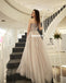 Honest Straight Neckline A-line Lace Appliques Prom Dress , FC5292