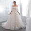 Gorgeous Off Shoulder Tulle A-Line Long Applique Wedding Dress, FC1634