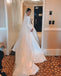 Elegant A-line Long Sleeve Simple Wedding Dresses, FC2027