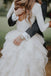 Charming Long Sleeve A-line Jersey Backless Wedding Dresses, FC2044